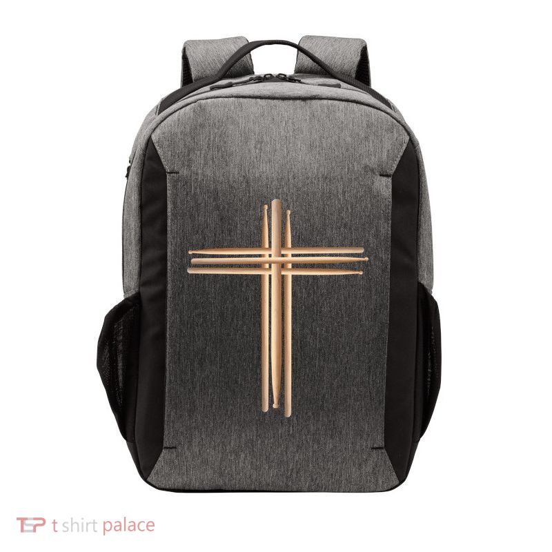 Drumsticks Cross Vector Backpack