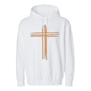 Drumsticks Cross Garment-Dyed Fleece Hoodie