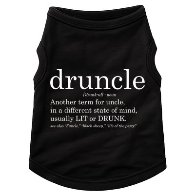 Druncle Another Term For Uncle Usually Lit Doggie Tank