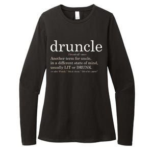 Druncle Another Term For Uncle Usually Lit Womens CVC Long Sleeve Shirt