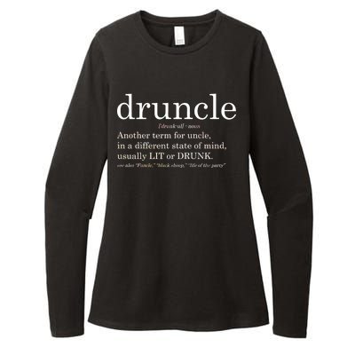 Druncle Another Term For Uncle Usually Lit Womens CVC Long Sleeve Shirt