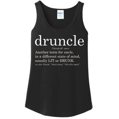 Druncle Another Term For Uncle Usually Lit Ladies Essential Tank