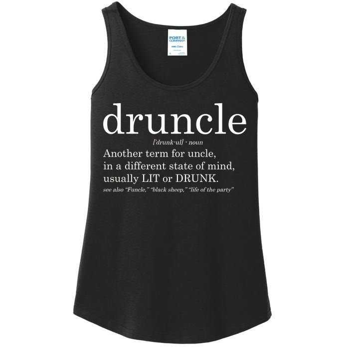 Druncle Another Term For Uncle Usually Lit Ladies Essential Tank