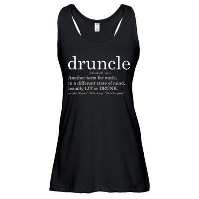 Druncle Another Term For Uncle Usually Lit Ladies Essential Flowy Tank