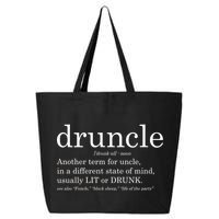 Druncle Another Term For Uncle Usually Lit 25L Jumbo Tote