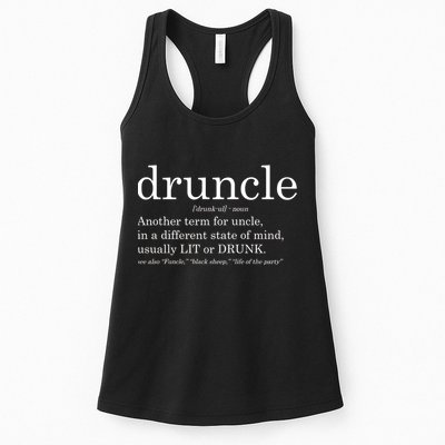 Druncle Another Term For Uncle Usually Lit Womens Tank Top