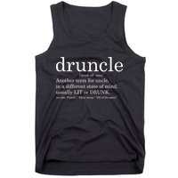 Druncle Another Term For Uncle Usually Lit Tank Top