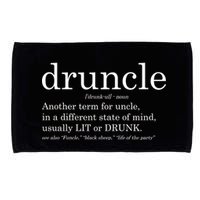 Druncle Another Term For Uncle Usually Lit Microfiber Hand Towel