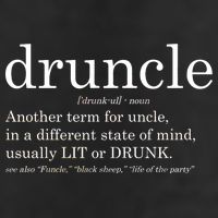 Druncle Another Term For Uncle Usually Lit Microfiber Hand Towel