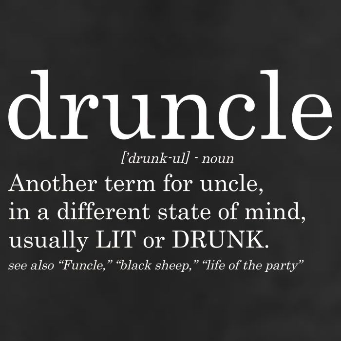 Druncle Another Term For Uncle Usually Lit Microfiber Hand Towel