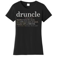 Druncle Another Term For Uncle Usually Lit Women's T-Shirt