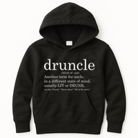 Druncle Another Term For Uncle Usually Lit Kids Hoodie