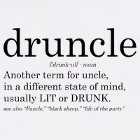 Druncle Another Term For Uncle Usually Lit Garment-Dyed Sweatshirt