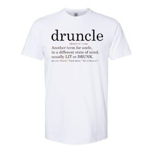 Druncle Another Term For Uncle Usually Lit Softstyle CVC T-Shirt