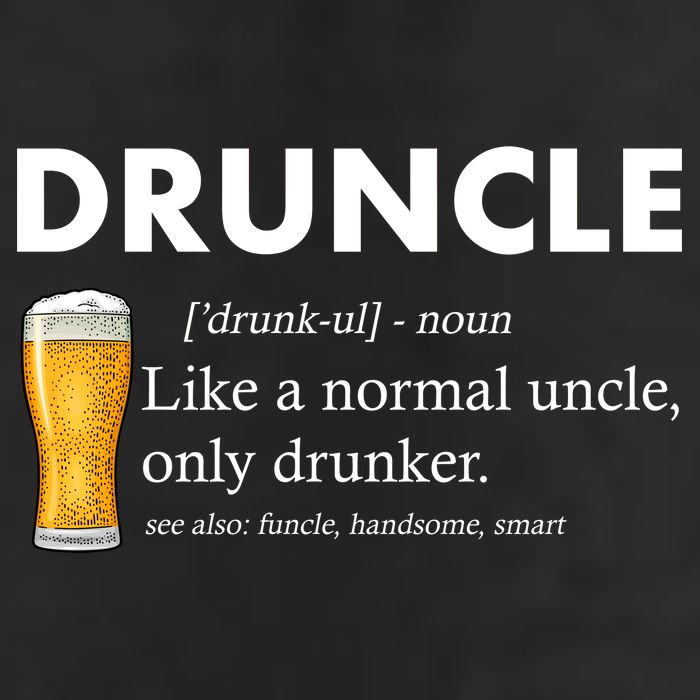 Druncle Funny Uncle Definition See Also Funcle Garment-Dyed Fleece Hoodie