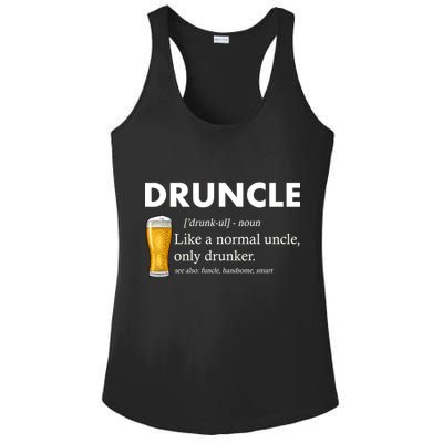 Druncle Funny Uncle Definition See Also Funcle Ladies PosiCharge Competitor Racerback Tank