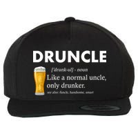 Druncle Funny Uncle Definition See Also Funcle Wool Snapback Cap
