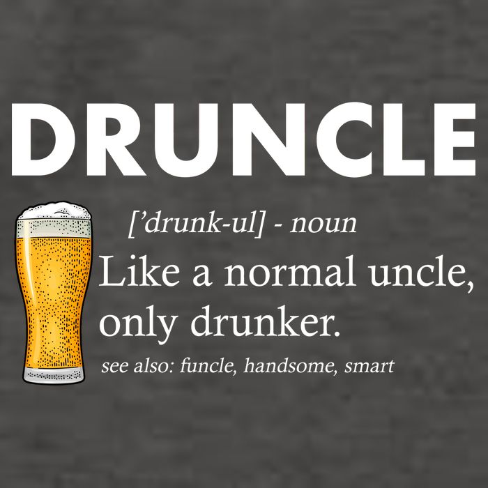 Druncle Funny Uncle Definition See Also Funcle Vector Backpack