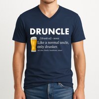 Druncle Funny Uncle Definition See Also Funcle V-Neck T-Shirt