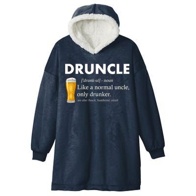 Druncle Funny Uncle Definition See Also Funcle Hooded Wearable Blanket