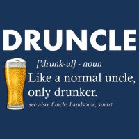 Druncle Funny Uncle Definition See Also Funcle 7-Panel Snapback Hat
