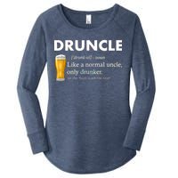 Druncle Funny Uncle Definition See Also Funcle Women's Perfect Tri Tunic Long Sleeve Shirt