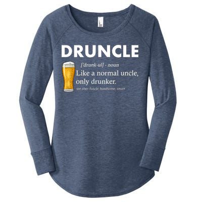 Druncle Funny Uncle Definition See Also Funcle Women's Perfect Tri Tunic Long Sleeve Shirt