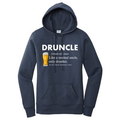 Druncle Funny Uncle Definition See Also Funcle Women's Pullover Hoodie
