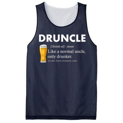 Druncle Funny Uncle Definition See Also Funcle Mesh Reversible Basketball Jersey Tank