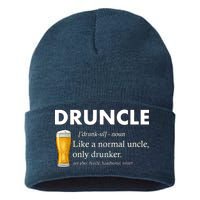 Druncle Funny Uncle Definition See Also Funcle Sustainable Knit Beanie