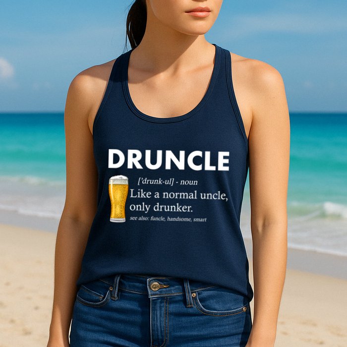 Druncle Funny Uncle Definition See Also Funcle Womens Tank Top