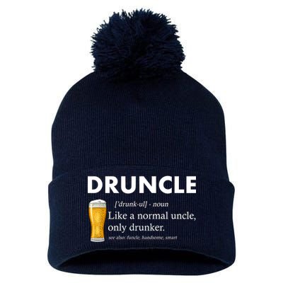 Druncle Funny Uncle Definition See Also Funcle Pom Pom 12in Knit Beanie