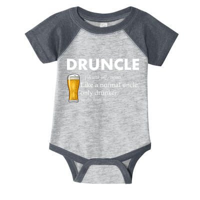 Druncle Funny Uncle Definition See Also Funcle Infant Baby Jersey Bodysuit