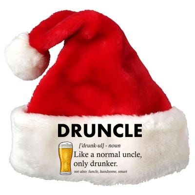 Druncle Funny Uncle Definition See Also Funcle Premium Christmas Santa Hat