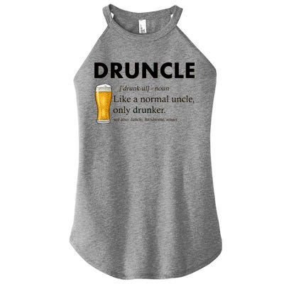 Druncle Funny Uncle Definition See Also Funcle Women’s Perfect Tri Rocker Tank