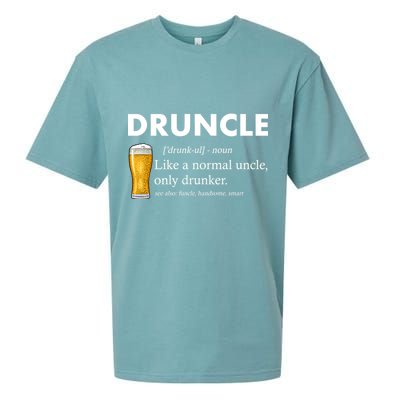 Druncle Funny Uncle Definition See Also Funcle Sueded Cloud Jersey T-Shirt