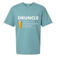 Druncle Funny Uncle Definition See Also Funcle Sueded Cloud Jersey T-Shirt