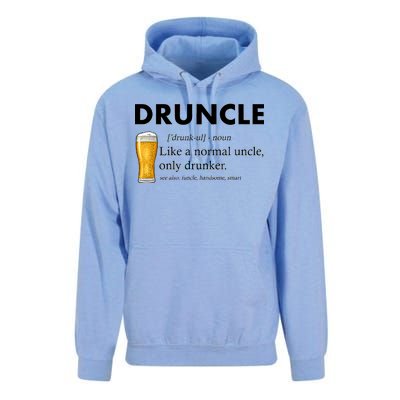 Druncle Funny Uncle Definition See Also Funcle Unisex Surf Hoodie