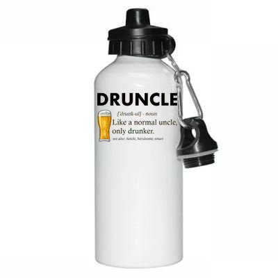 Druncle Funny Uncle Definition See Also Funcle Aluminum Water Bottle