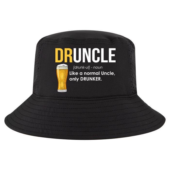Druncle Like a Normal Uncle Only Drunker Cool Comfort Performance Bucket Hat