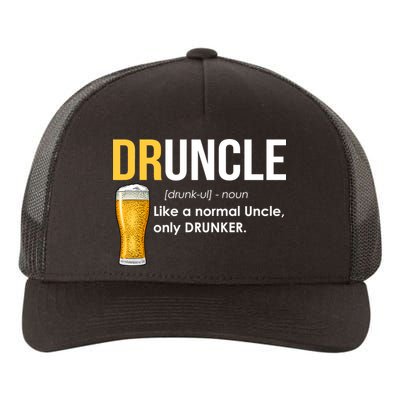 Druncle Like a Normal Uncle Only Drunker Yupoong Adult 5-Panel Trucker Hat