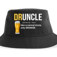 Druncle Like a Normal Uncle Only Drunker Sustainable Bucket Hat