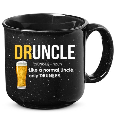 Druncle Like a Normal Uncle Only Drunker 15oz Campfire Ceramic Mug