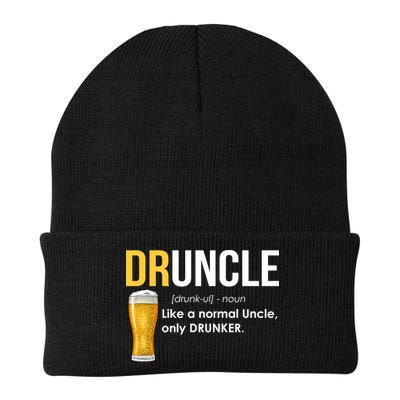 Druncle Like a Normal Uncle Only Drunker Knit Cap Winter Beanie