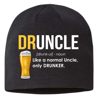 Druncle Like a Normal Uncle Only Drunker Sustainable Beanie