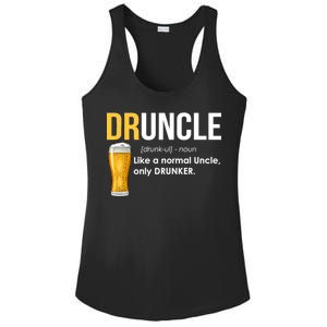 Druncle Like a Normal Uncle Only Drunker Ladies PosiCharge Competitor Racerback Tank