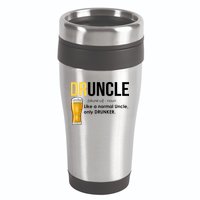 Druncle Like a Normal Uncle Only Drunker 16oz Travel Tumbler