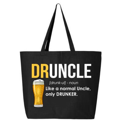 Druncle Like a Normal Uncle Only Drunker 25L Jumbo Tote