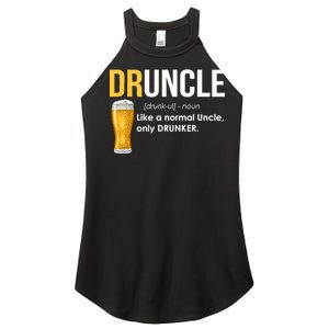 Druncle Like a Normal Uncle Only Drunker Women's Perfect Tri Rocker Tank