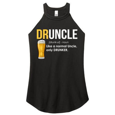 Druncle Like a Normal Uncle Only Drunker Women's Perfect Tri Rocker Tank